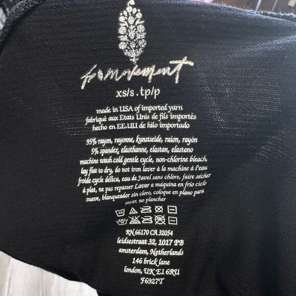 FP Movement Racerback Tank Top Womens XS Black Sleeveless Activewear Gym Workout - Picture 5 of 5